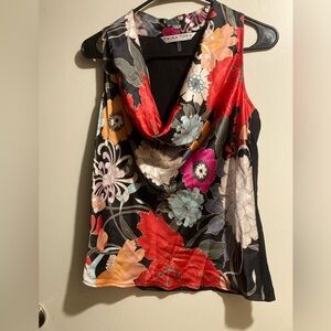 Trina Turk 100% silk shirt